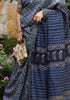 Varuna Indigo Blue Bagru print Saree with Bagru print Blouse