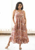 Dusty pink Sanganeri print Dress