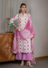 Pink Hand-Block Printed Straight Fit Kurta Set