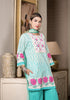 Aqua Green Hand-Block Printed Short Length Kurta Set