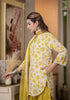 Earthy yellow Hand Block Printed Short Kurta Salwar Set