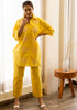 Rambha Yellow Co-Ord set (Set of 2)