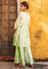 Green T/D Lurex Aari Work Sharara Suit (Set of 3)