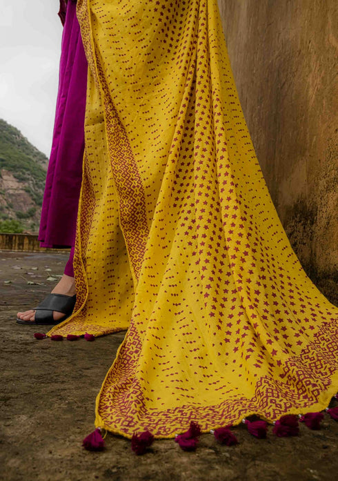 Wild Berry Embroidered Anarkali Suit Set (Set of 3)