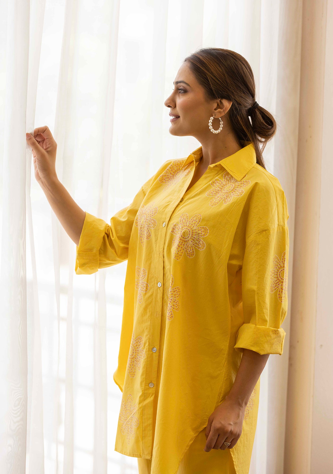 Rambha Yellow Co-Ord set (set of 2)