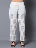 Yellow Booti Print Kurta with Pant (Set of 2)